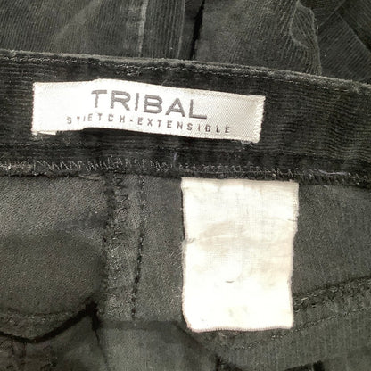 Tribal Black Soft Corduroy Pants – Size Unknown - Stretch, Versatile, Cozy