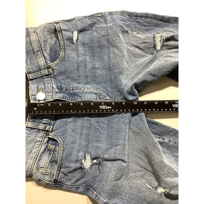 NY&C Curvy Sculpting Shorts Women’s Size 12 – Distressed, Denim, Casual