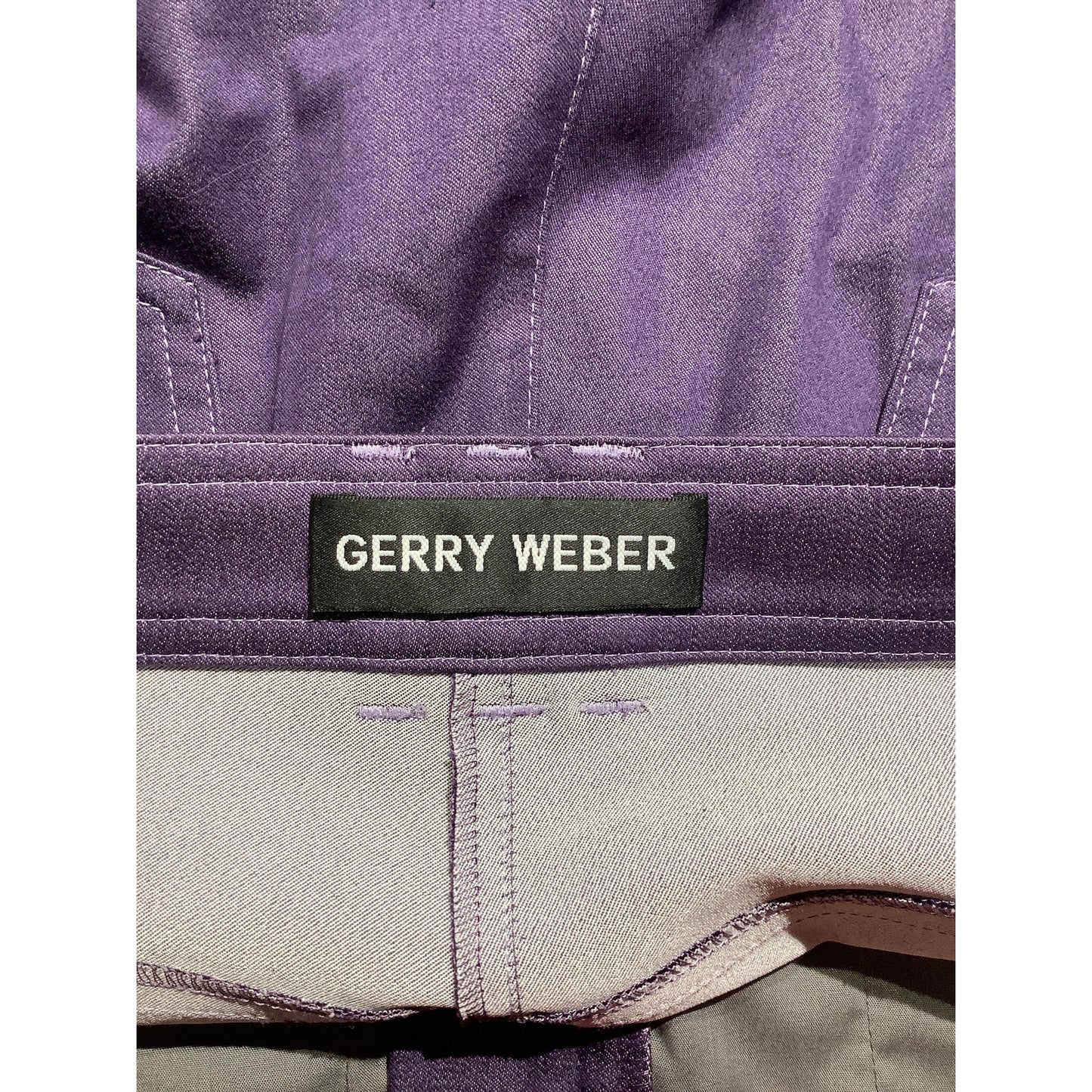 Gerry Weber Purple Slim Style Pants Women’s 12 — Y2K, Retro, Statement