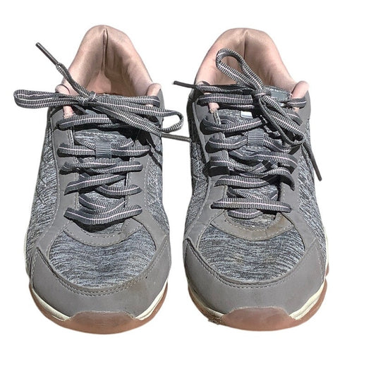 Avia Moonwalker Sneakers Gray/Pink Women’s 7 — Athletic, Walking, Lightweight