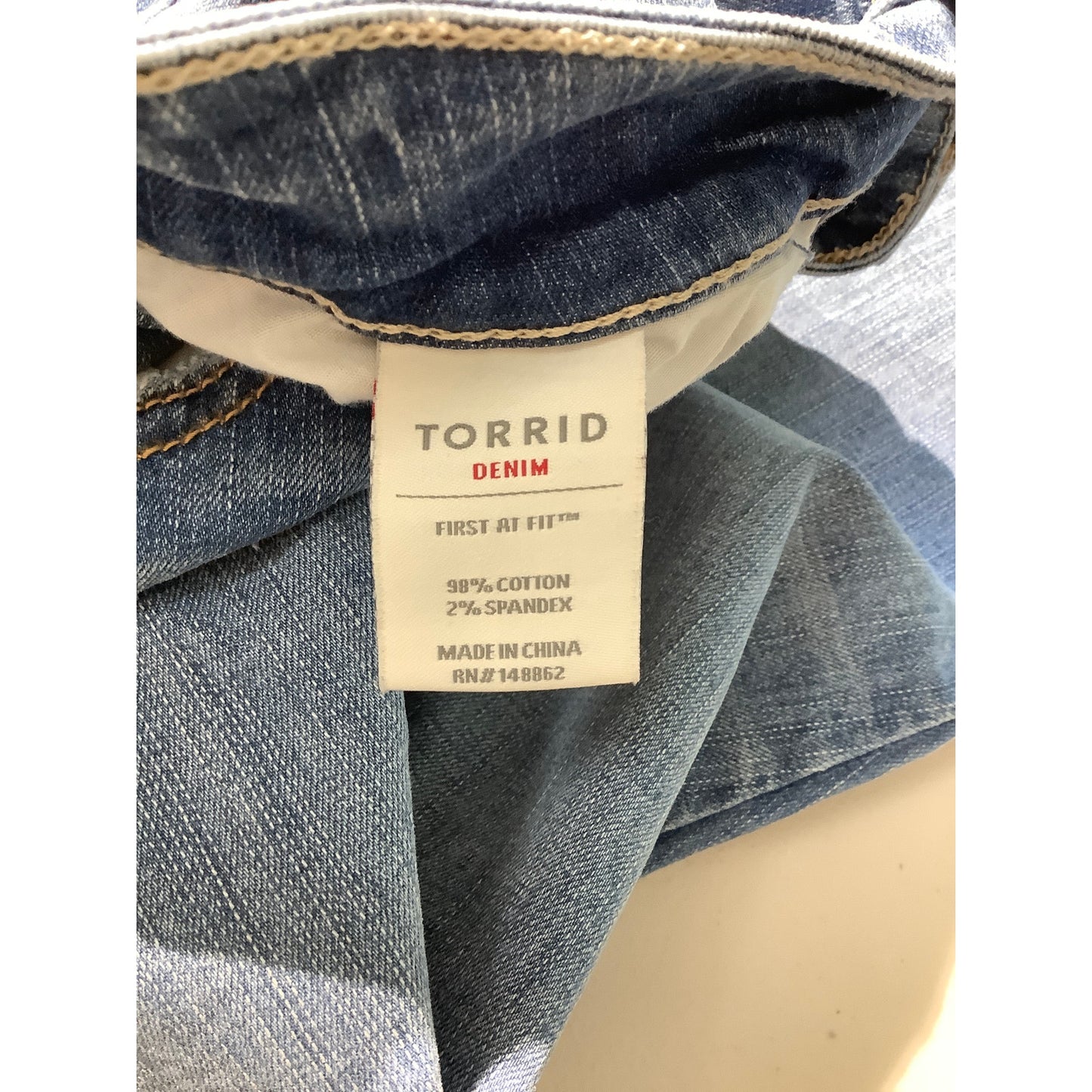 Torrid Light Wash Skinny Jeans Women’s 20 – First at Fit, Curvy Stretch Denim