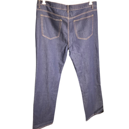 Reason Dark Wash Distressed Jeans Women's 38 — Streetwear, Grunge, Y2K