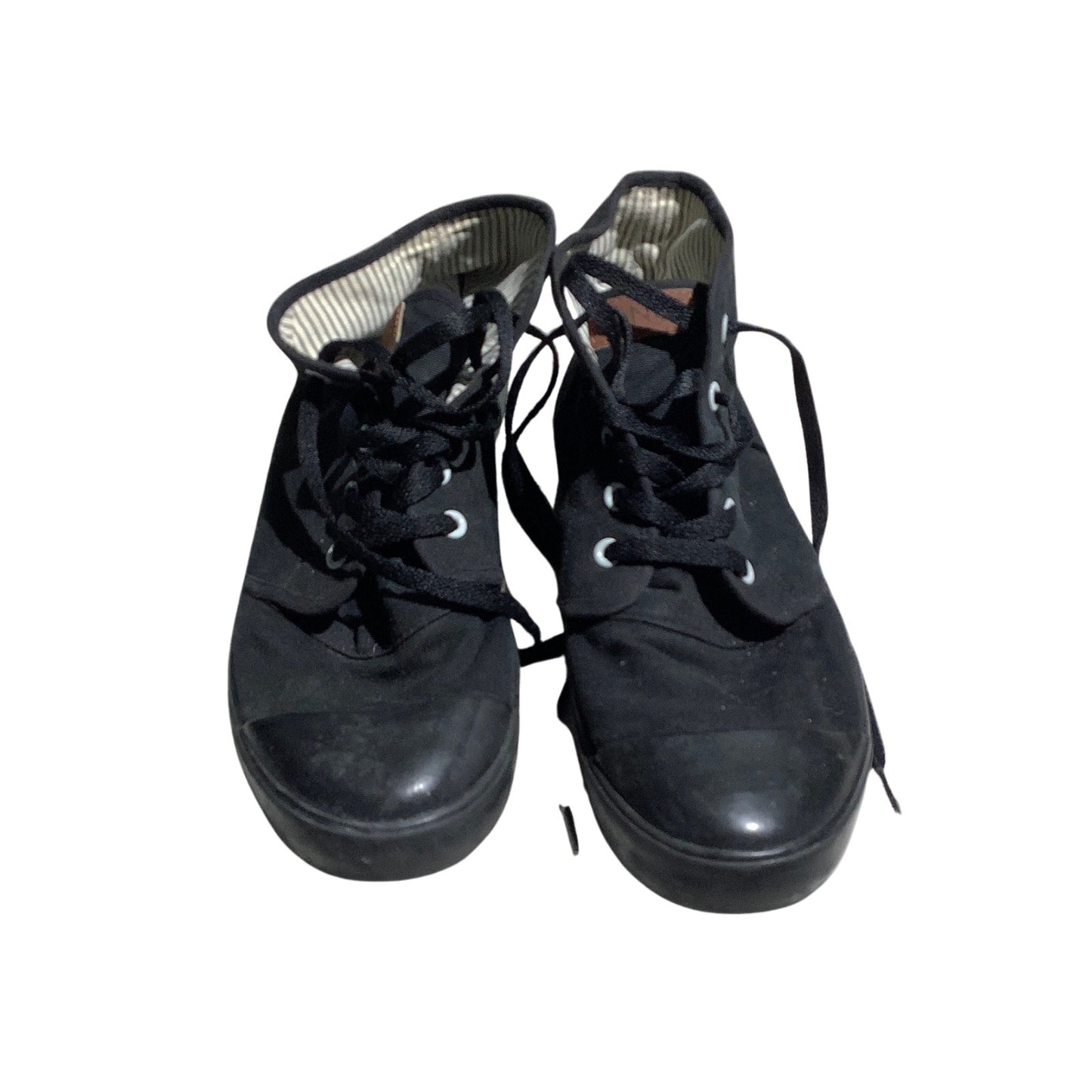 BANGS Canvas High Top Sneakers Men 10 Women 11.5 — Streetwear, Casual, Lace-Up