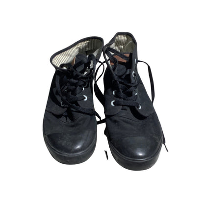 BANGS Canvas High Top Sneakers Men 10 Women 11.5 — Streetwear, Casual, Lace-Up