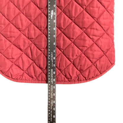 J.Crew Mercantile Maroon Quilted Vest Women’s S — Preppy, Cozy, Ruffle