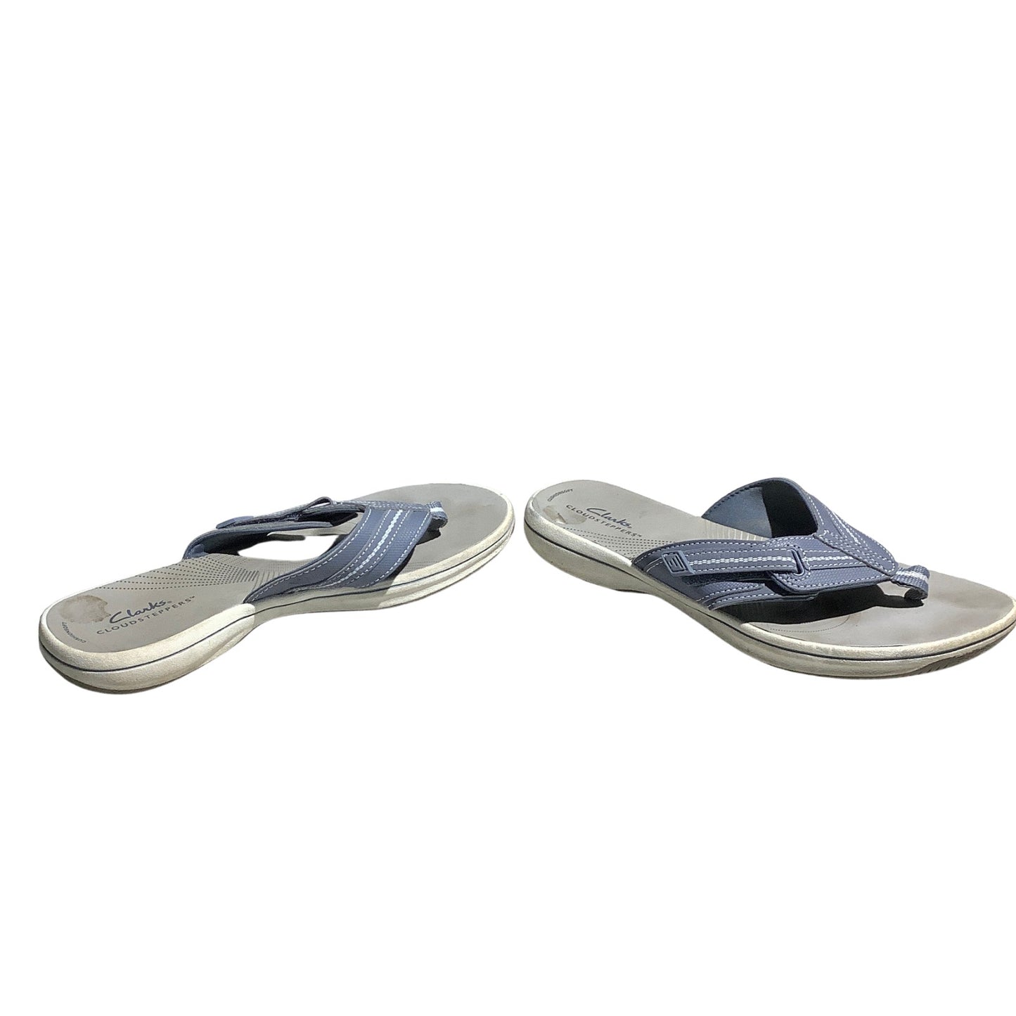 Clarks Cloudsteppers Brinkley Flip Flops Women’s 8 — Casual, Comfort, Summer