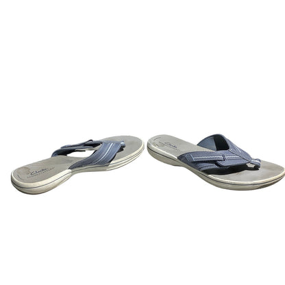 Clarks Cloudsteppers Brinkley Flip Flops Women’s 8 — Casual, Comfort, Summer