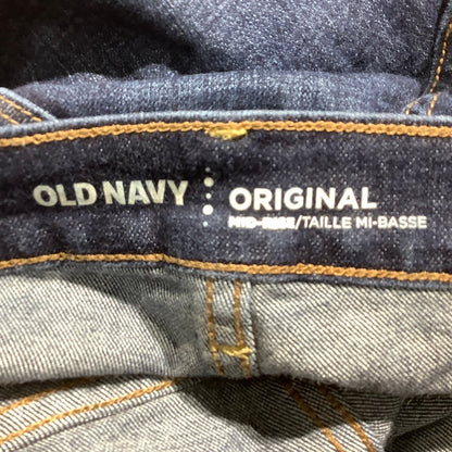 Old Navy Mid-Rise Jeans Women’s Size 18 Short – Dark Wash, Stretch, Classic