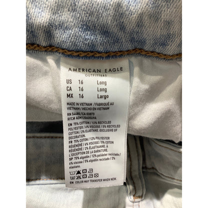 American Eagle Super Jegging Women’s Size 16 Long — Stretch, Denim, Skinny Fit