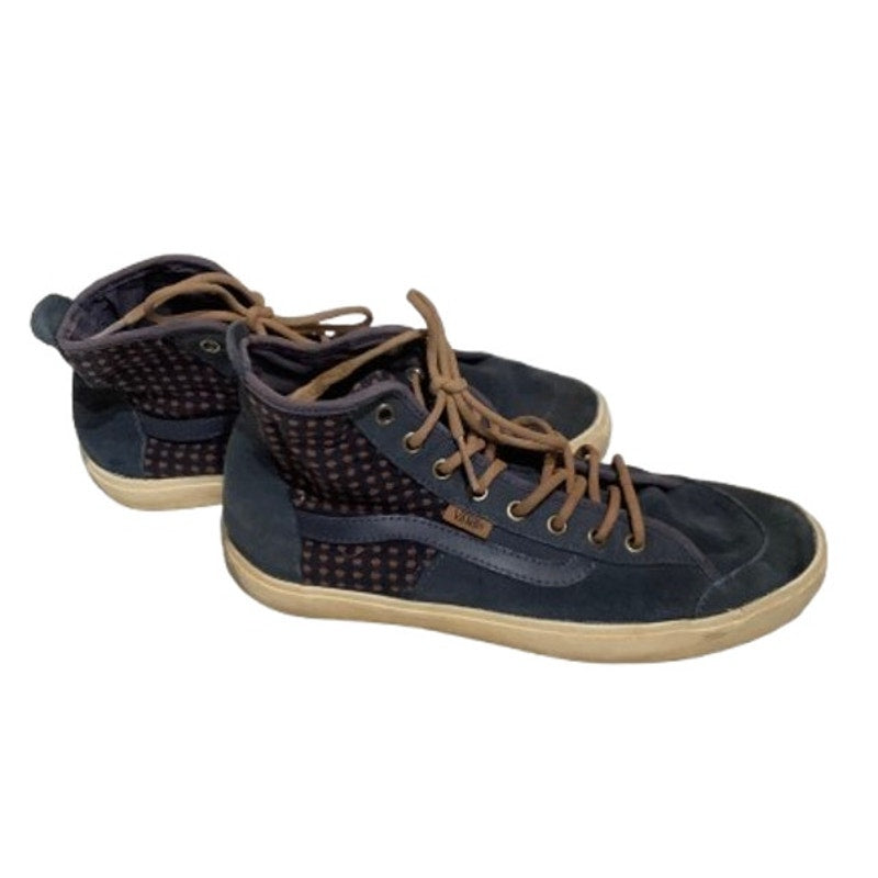 Vans Navy & Brown High Tops Size Men’s 9 - Skater, Streetwear, Y2K