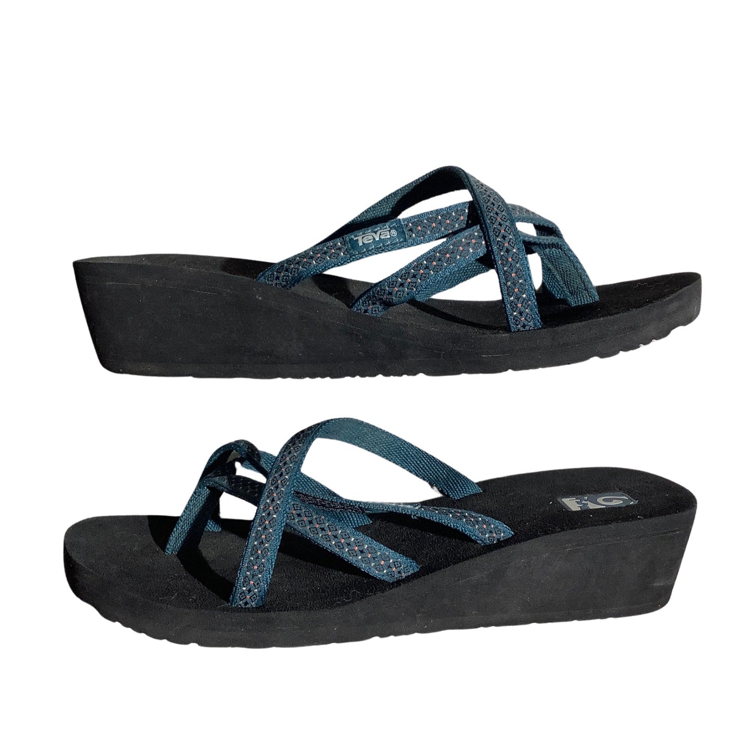 Teva Olowahu Flip Flops Women Size 10  — Beach, Casual, Summer