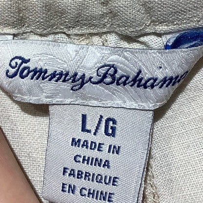 Tommy Bahama Linen Drawstring Shorts Women’s Size L — Coastal, Resort, Casual