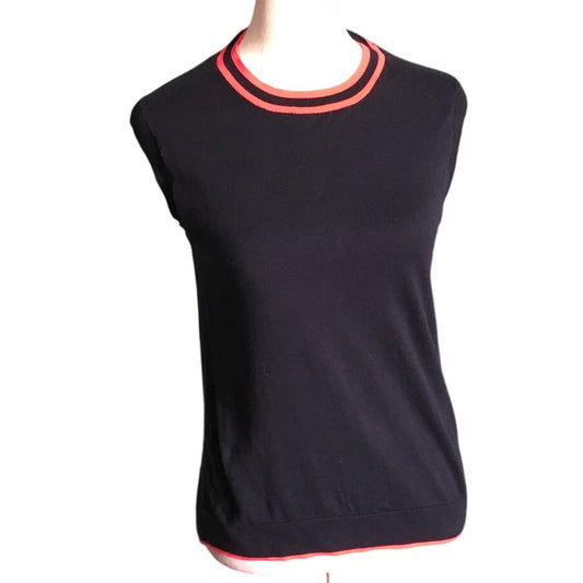 J.Crew Navy Sleeveless Top Size S – Preppy, Minimalist, Classic