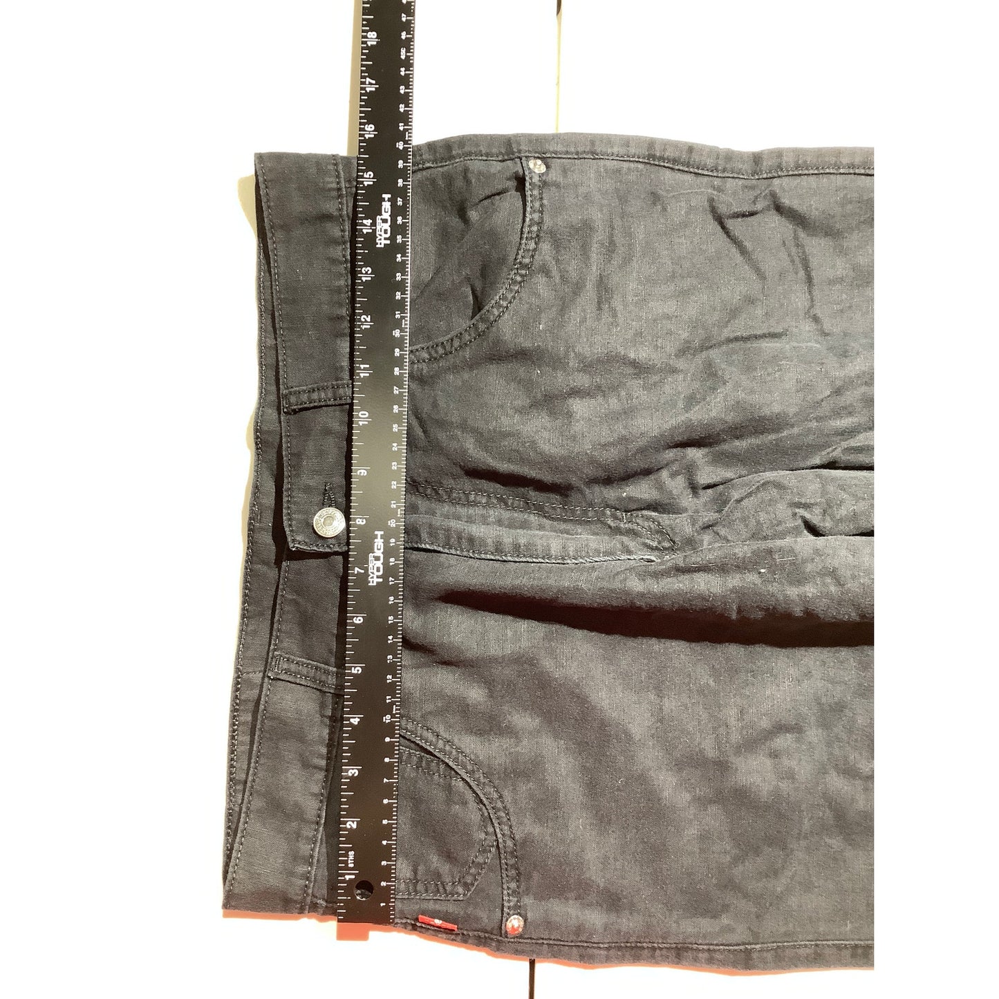 Levi's Linen Blend Denim Jeans Men's Size 32W 34L — Minimalist, Casual, Classic