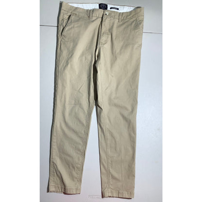 Ben Sherman Men's 34x32 Khaki Slim Fit Stretch Chino Pants
