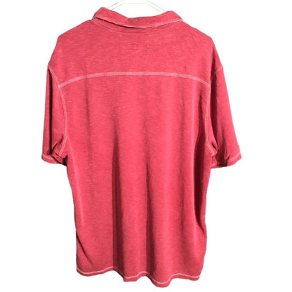 Tommy Bahama Maroon Polo Shirt Size XL - Casual, Coastal, Relaxed