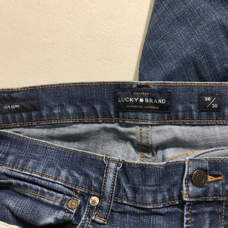 Lucky Brand Men's 121 Slim Jeans 38/30 - Casual, Streetwear, Classic