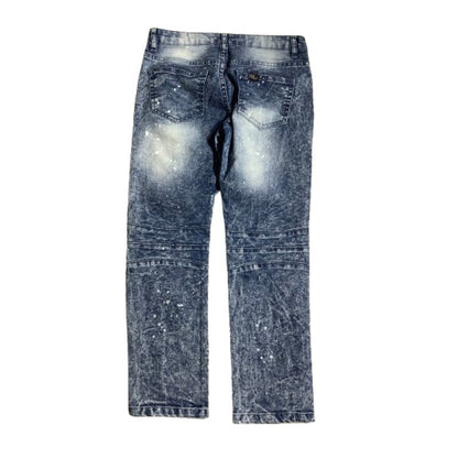 Truth Substance Kids Acid Wash Jeans Size 10 – Slim Fit, Moto, Distressed