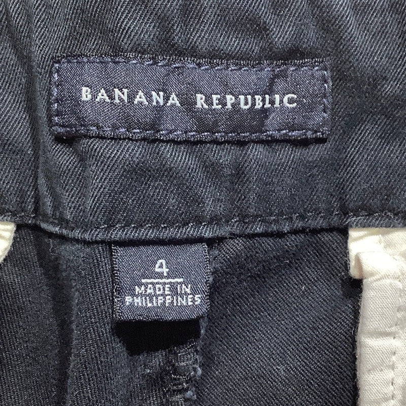 Banana Republic Black Cotton Shorts Size 4 – Minimalist, Classic, Preppy