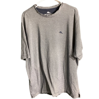 Tommy Bahama Men’s XL Microstriped Crewneck T-Shirt — Preppy, Classic, Casual