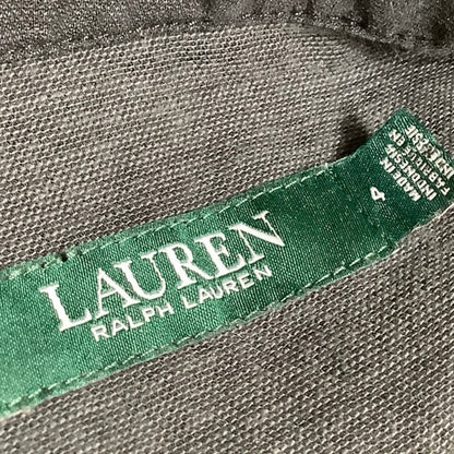 Lauren Ralph Lauren Black Jacket Shirt, Size 4 - Preppy, Minimalist, Chic