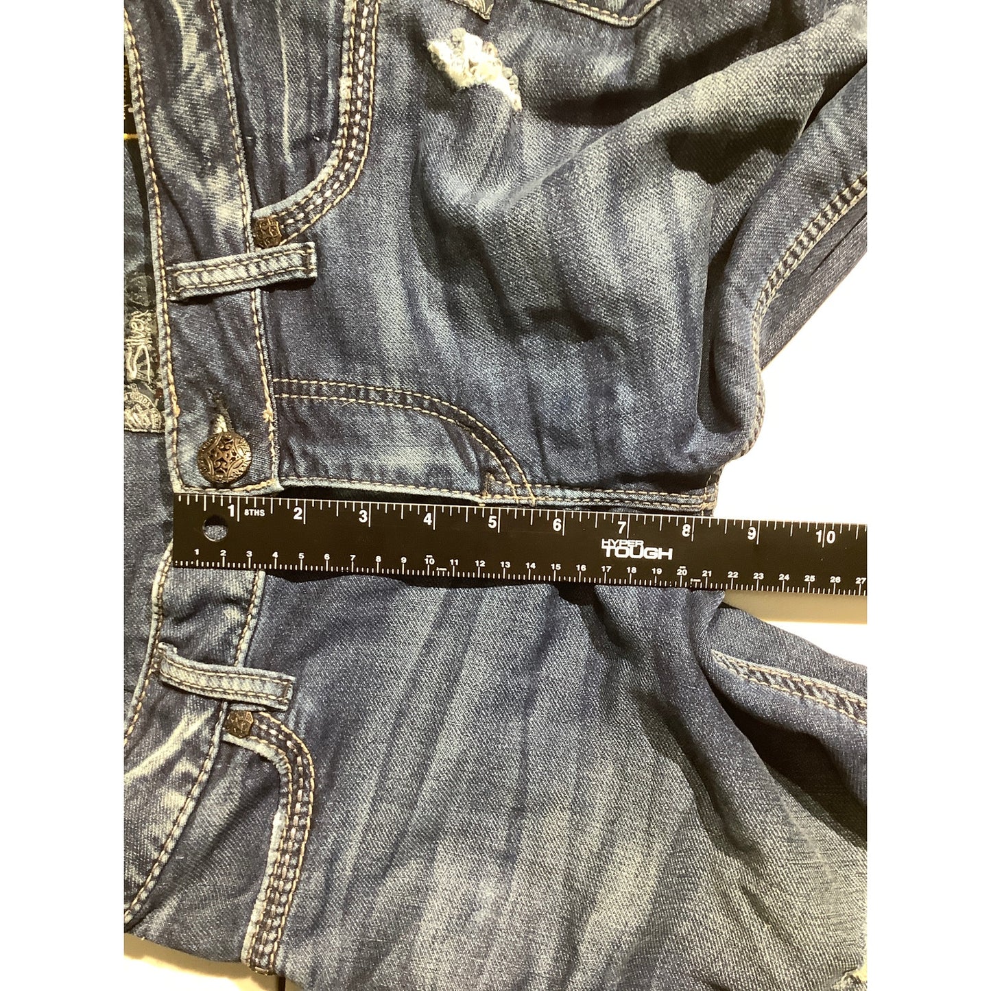 Silver Jeans Co Men’s Jeans Size 30W x 31L — Dark Denim, Distressed, Skinny