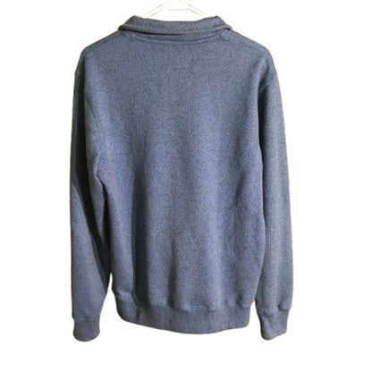 Roots Light Blue 1/4 Zip Pullover Size S – Athleisure, Minimalist, Cozy