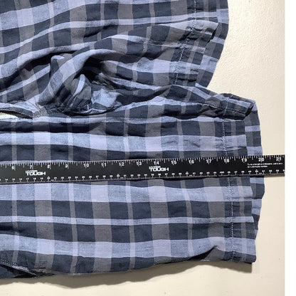 Tommy Bahama Blue Plaid Shorts Men’s Size 33W — Casual, Lightweight Summer Fit
