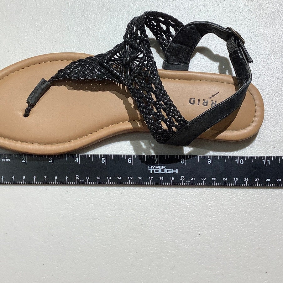 Torrid Braided Sandals Women’s Black – Casual, Lightweight, Boho