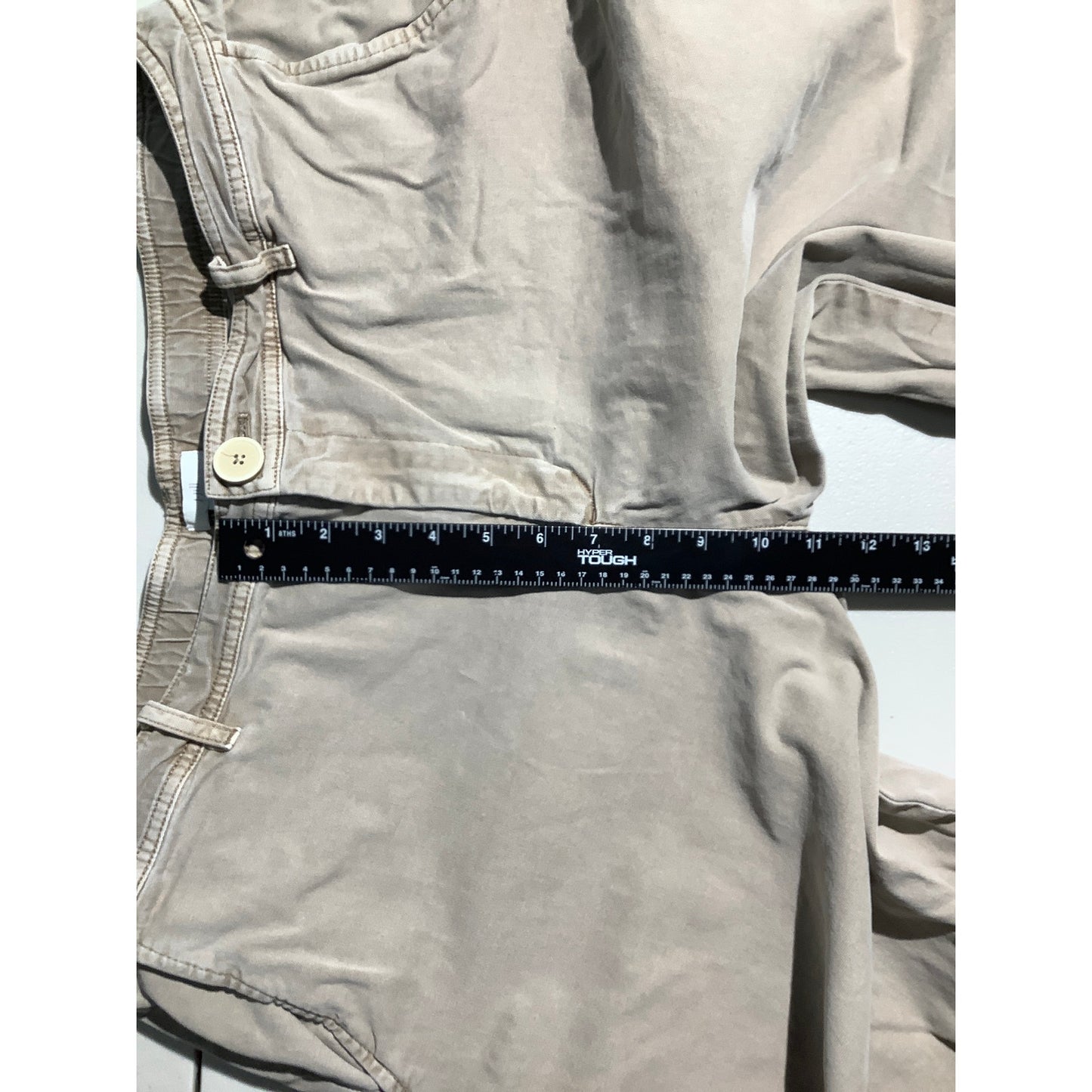 J. Jill Light Khaki Wide Leg Capri Pants Women 15 — Casual, Relaxed, Comfort