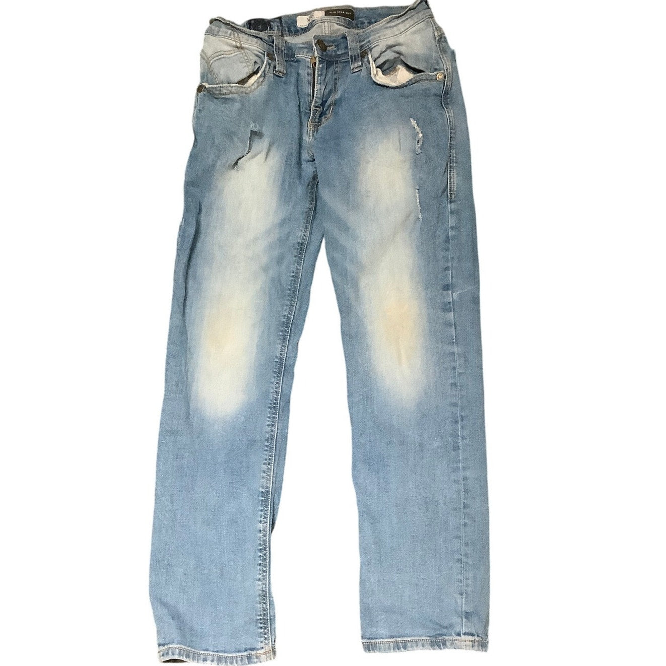 Rock & Republic Men's Distressed Jeans 29x30 - Slim, Streetwear, Modern