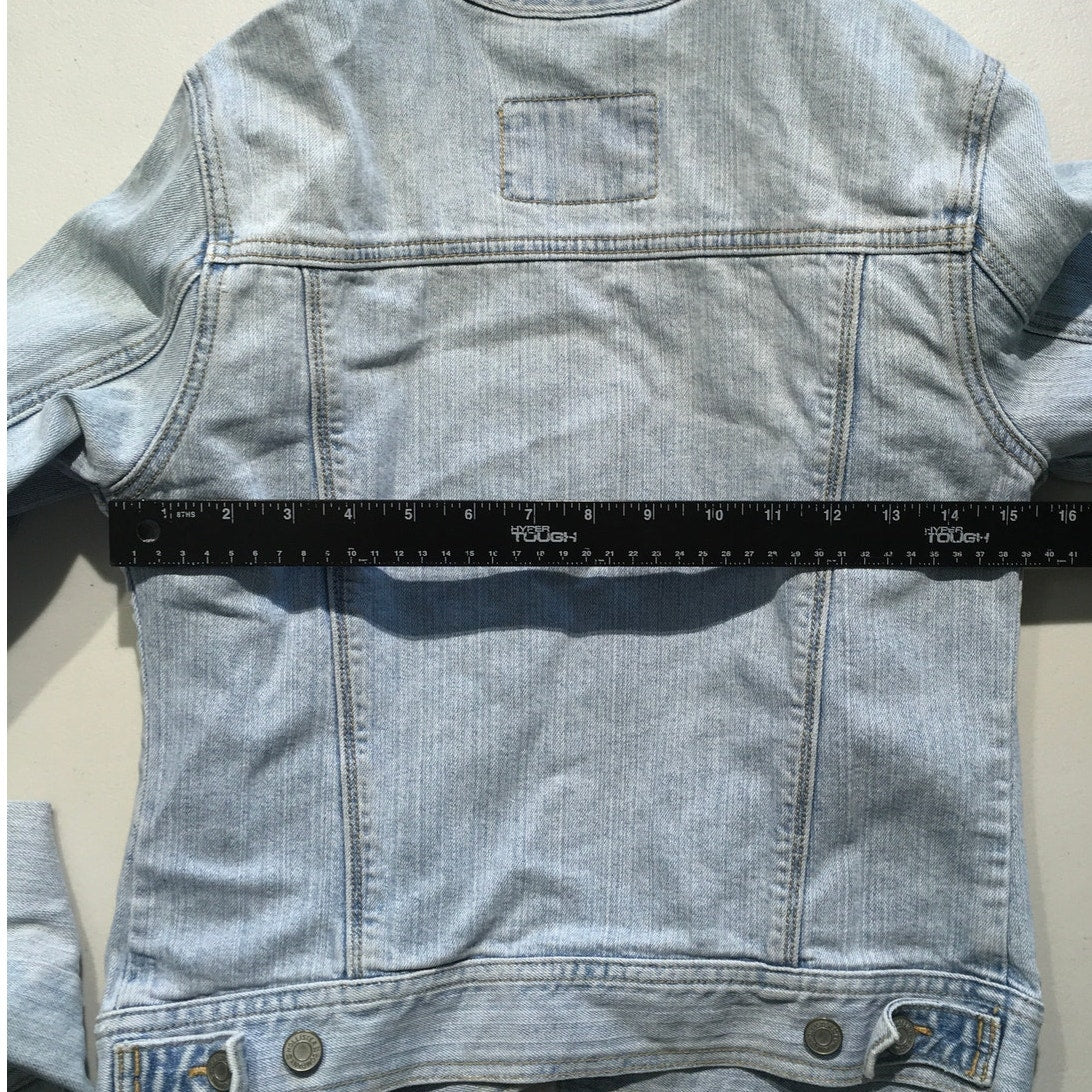Hollister Vintage Light Wash Jean Jacket Size M - Y2K, Casual, Streetwear