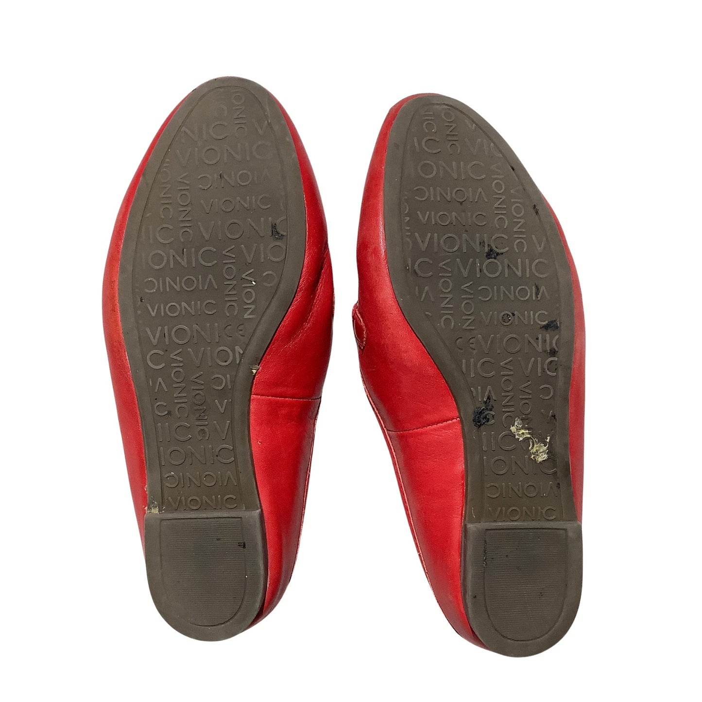 Vionic Leather Horse Bit Mule Slides Women’s Size 7 — Comfort, Loafer, Casual