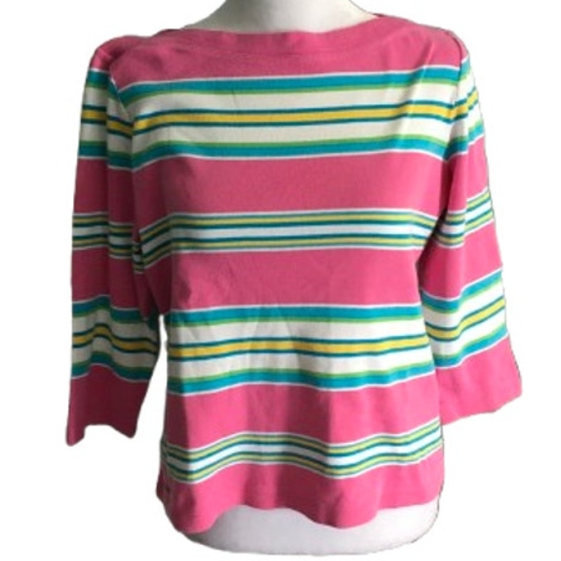 Lauren Ralph Lauren Striped Cotton Top Size S - Preppy, Classic, Casual