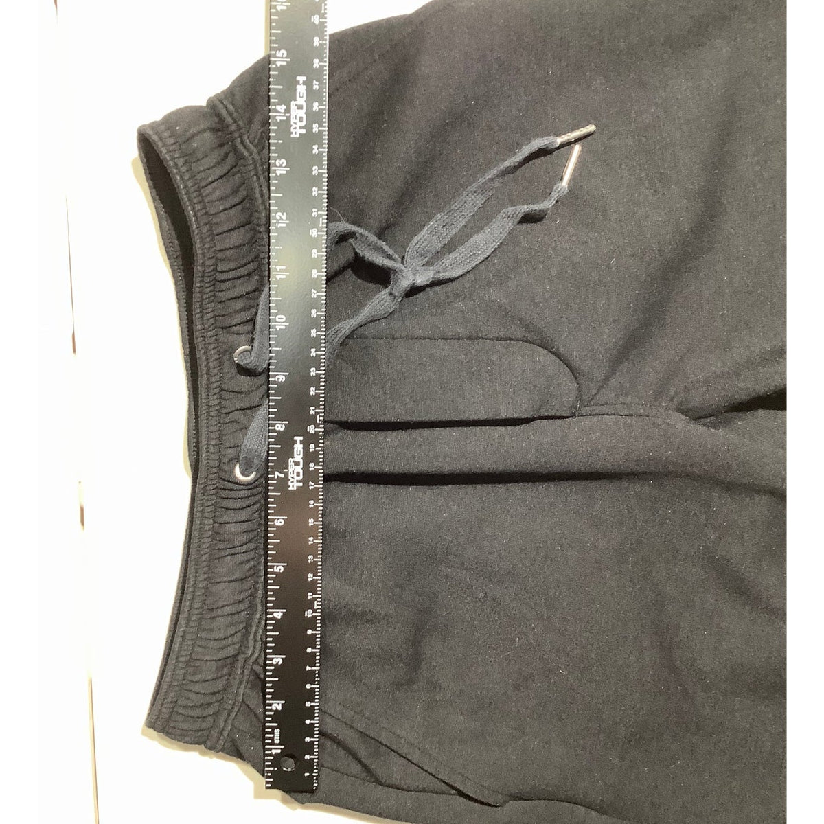 American Eagle Kid's S Black Fleece Sweat Shorts Drawstring Elastic Waist