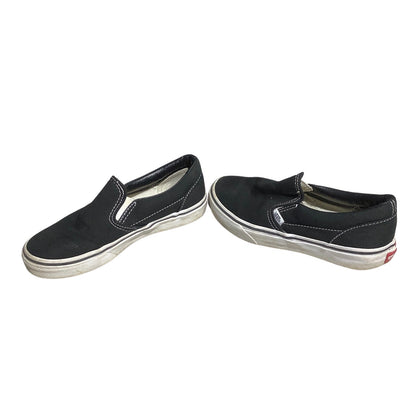 Vans Black Canvas Slip-On Shoes Child Size 3 – Casual, Skate, Classic