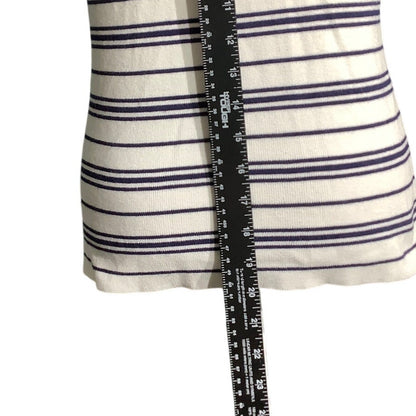 Vila Milano Striped Top Women’s Size Medium — Off Shoulder, Casual, Chic