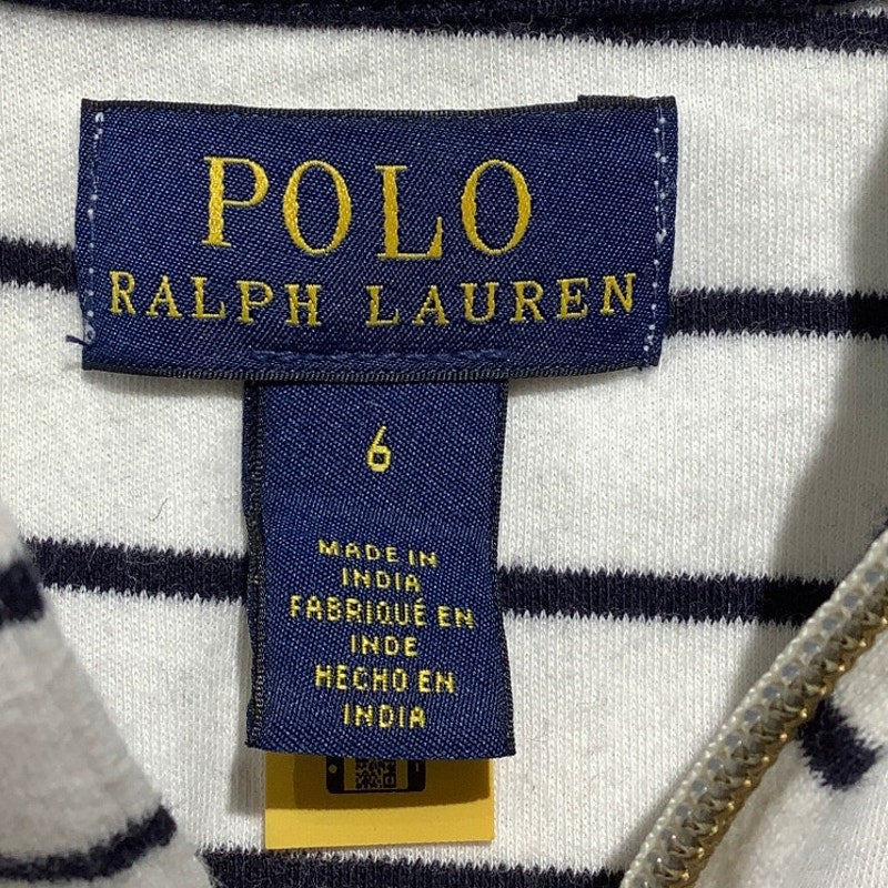Polo Ralph Lauren Kids Striped 1/4 Zip Pullover Size 6 — Preppy, Classic, Casual