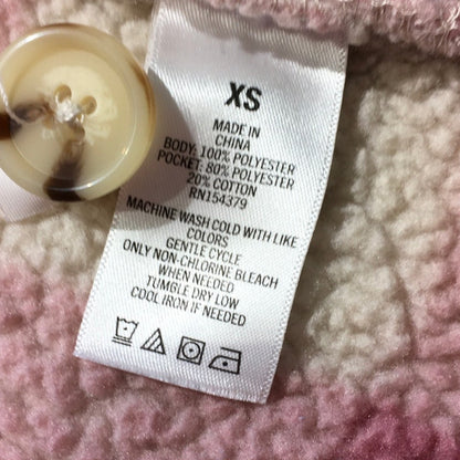 Aeropostale Pink Plaid Fleece Shacket Size XS - Cozy, Casual, Cottagecore