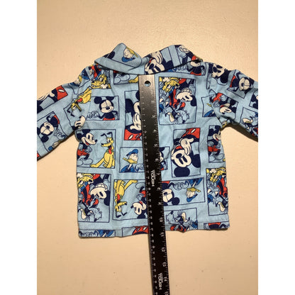 Disney Light Blue Character Pajama Set Infant Size 18M —Cartoon, Sleepwear, Cozy