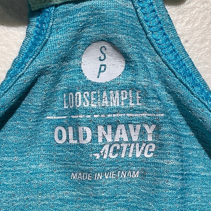 Old Navy Active Tank Top Women's Size S Teal Blue — Athletic, Workout, Casual