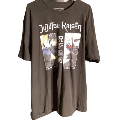 Jujutsu Kaisen Anime T-Shirt Men’s Size 2XL — Oversized, Streetwear, Cotton