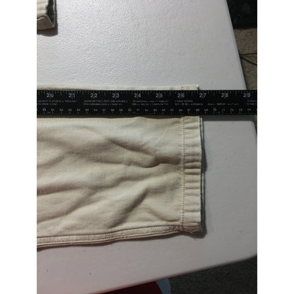 American Eagle Cream Utility Cotton Pants Size 6 - Casual, Workwear, Streetwear