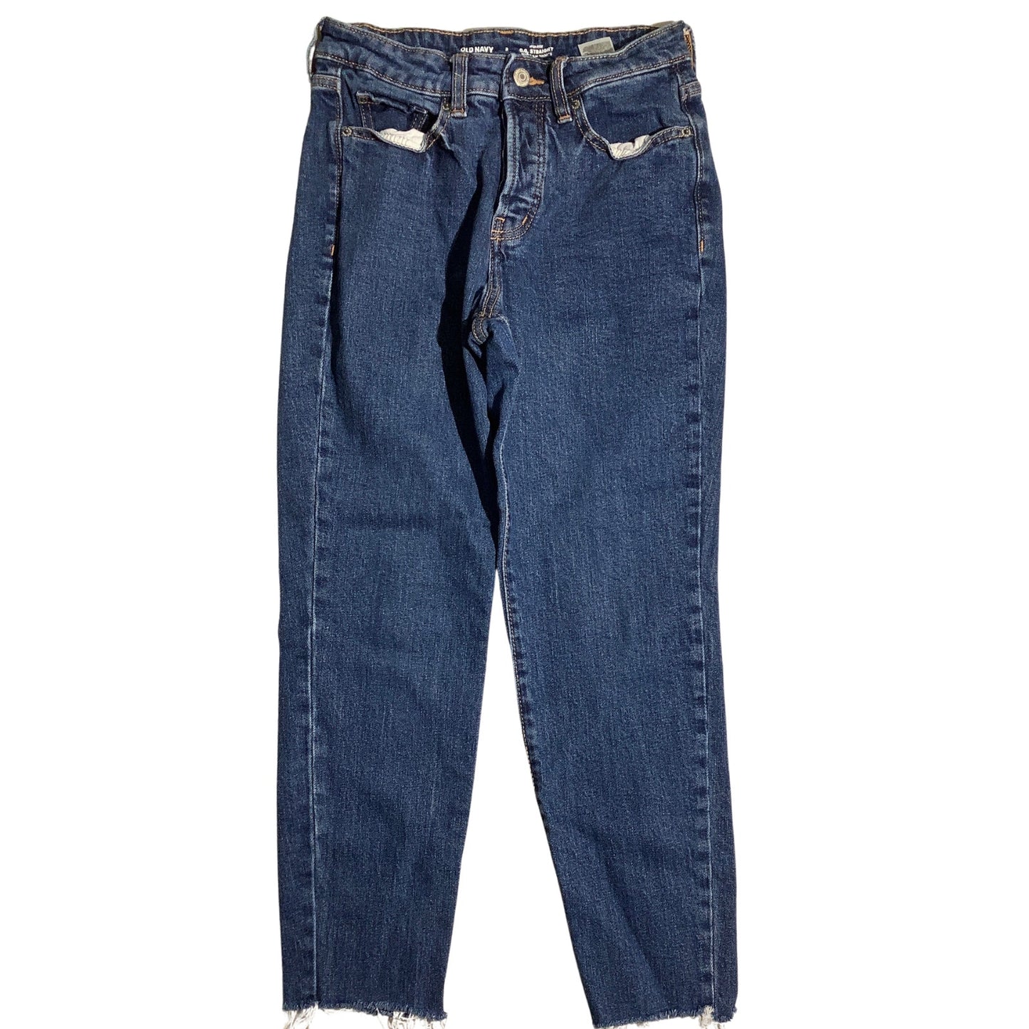 Old Navy High-Rise OG Straight Jeans Women's Size 2— Classic, Casual, Minimalist