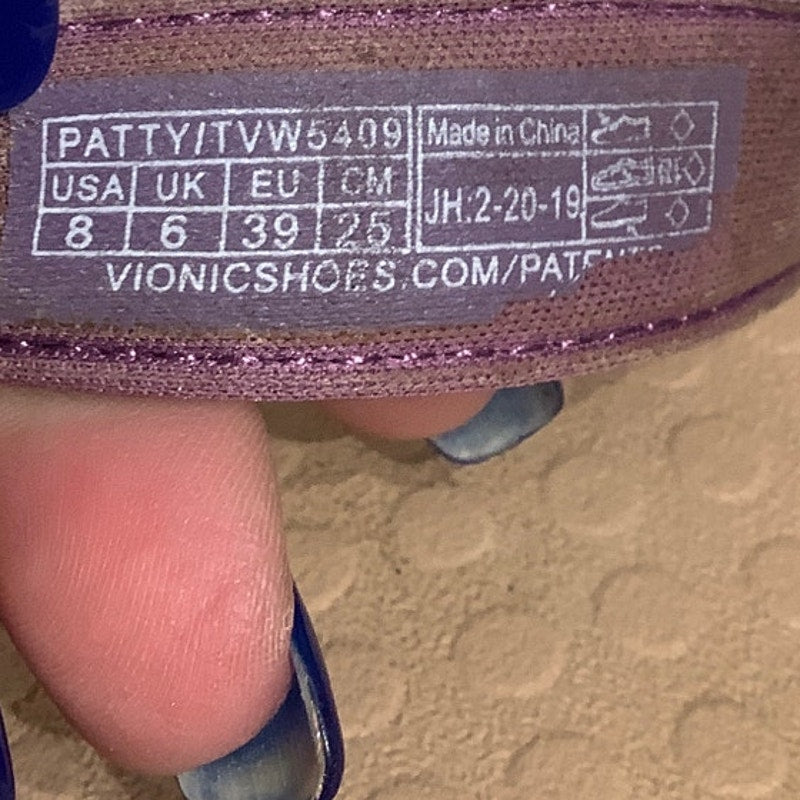 Vionic Lilac Purple Flip Flops Size 8 – Comfort, Casual, Summer Ready