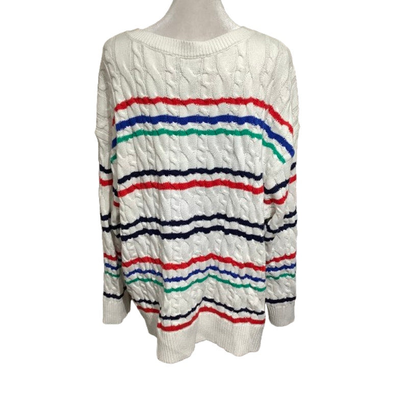 Lands' End Cable Knit Sweater Size 2X - Preppy, Cozy, Classic