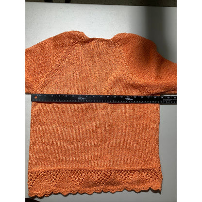 Fia Handloomed 3-Button Cardigan Women’s Size S — Artisan Knit, Cozy, Boho