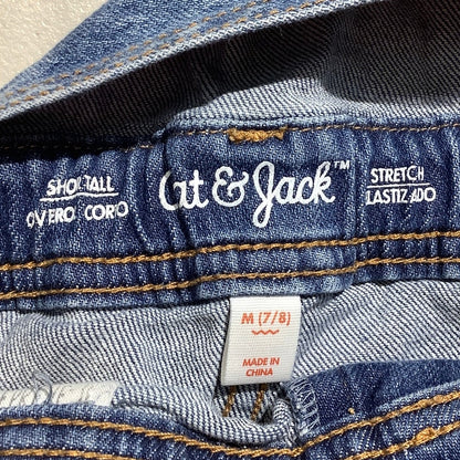 Cat & Jack Shortall Overalls Child M (7/8) — Casual, Distressed, Everyday Wear