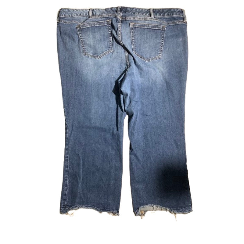 Torrid Denim Capri Jeans Blue Women's Size 24 — Distressed, Casual, Stretch