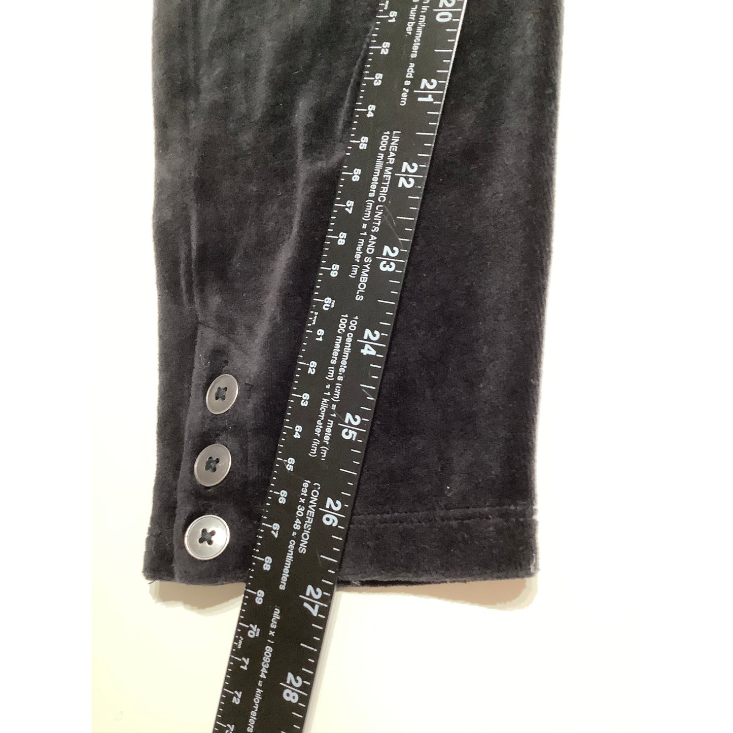 Talbots Black Velvet Pants Size L - Fitted, Elegant, Classic